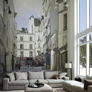 کاشی سه بعدی طرح منظره از خانه شیک