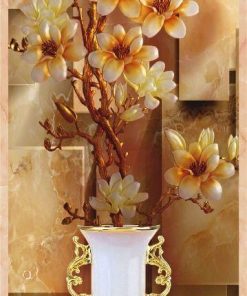 کاشی سه بعدی طرح گل کد G116326 ابعاد 180*60