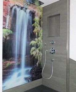 مدل کار شده کاشی سه بعدی طرح آبشار