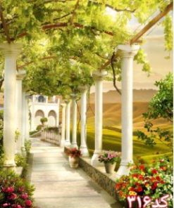 کاشی سه بعدی طرح طبیعت از خانه شیک
