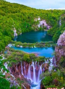 کاشی سه بعدی طرح آبشار از خانه شیک