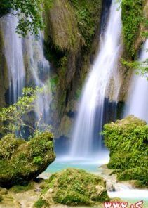 کاشی سه بعدی طرح آبشار از خانه شیک