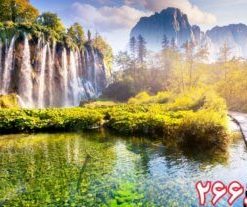 کاشی سه بعدی طرح طبیعت از خانه شیک