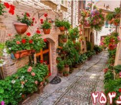 کاشی سه بعدی طرح افقی شمعدونی از خانه شیک