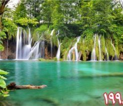 کاشی سه بعدی طرح آبشار از خانه شیک