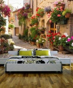 کاشی سه بعدی طرح منظره از خانه شیک