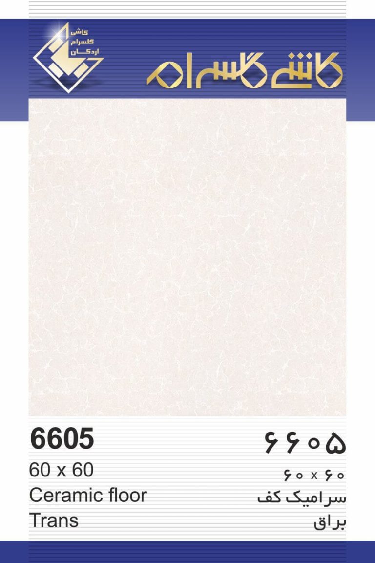 سرامیک کف براق کد 6605 ابعاد 60*60