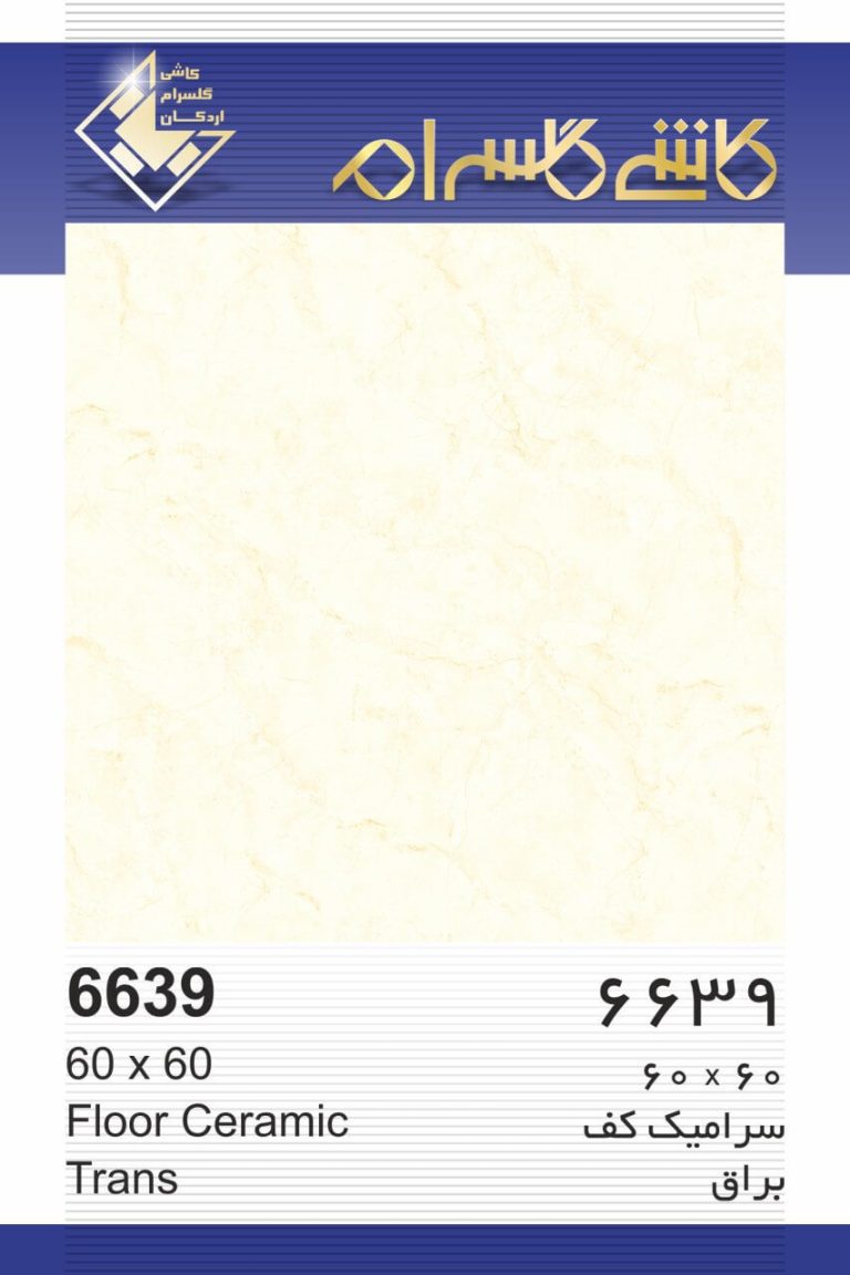 سرامیک کف براق کد 6639 ابعاد 60*60