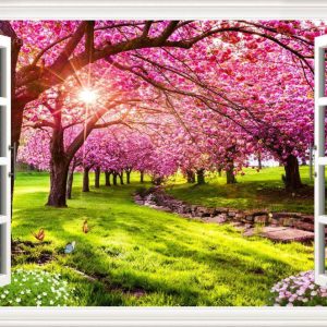 کاشی سه بعدی طرح منظره کد G116497 ابعاد 180*120