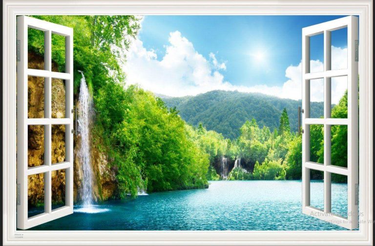 کاشی سه بعدی طرح منظره کد G116498 ابعاد 180*120