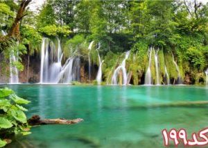 کاشی سه بعدی طرح آبشار از خانه شیک